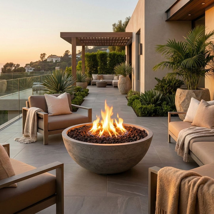 Moderno 1 Fire Bowl | Gas Fire Pit