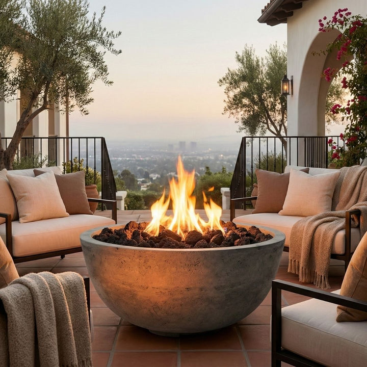 Moderno 1 Fire Bowl - Gas Fire Pit