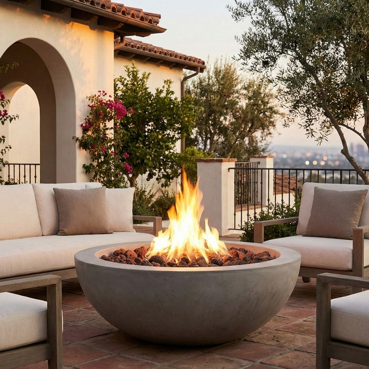 Prism Hardscapes Moderno 4 Fire Bowl | Outdoor Gas Fire Pit