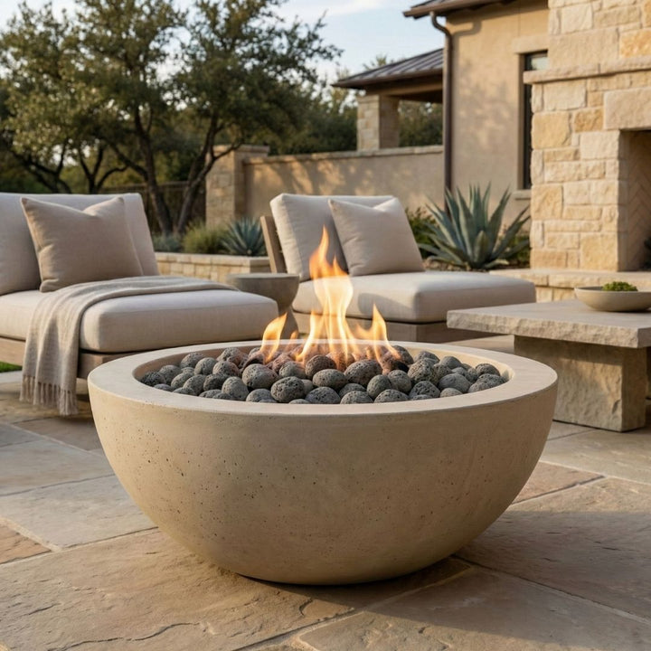 Prism Hardscapes Moderno 4 Fire Bowl | Outdoor Gas Fire Pit