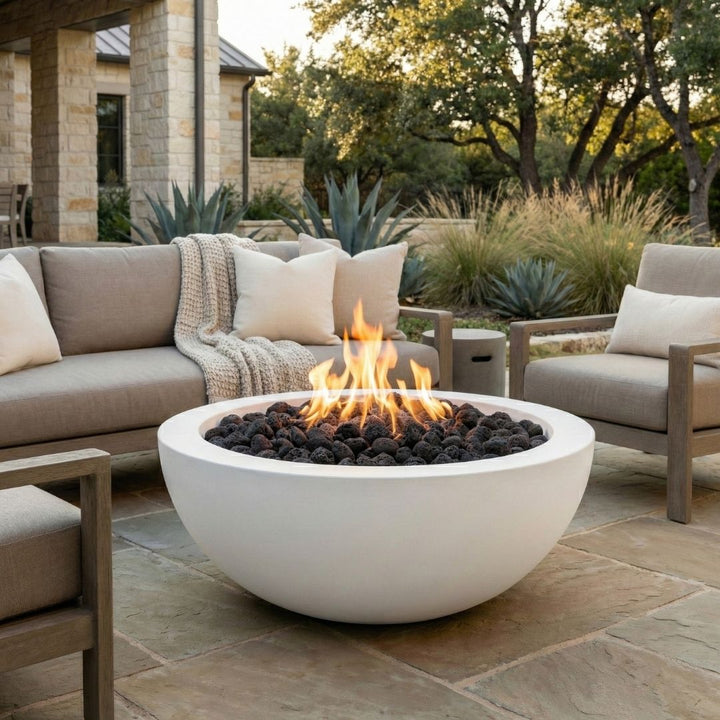 Prism Hardscapes Moderno 4 Fire Bowl | Outdoor Gas Fire Pit