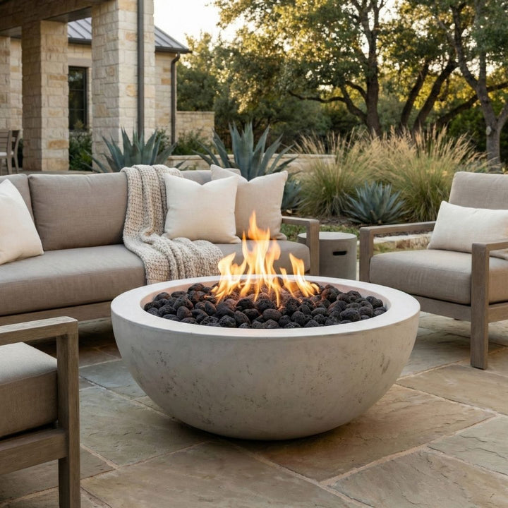 Prism Hardscapes Moderno 4 Fire Bowl | Outdoor Gas Fire Pit