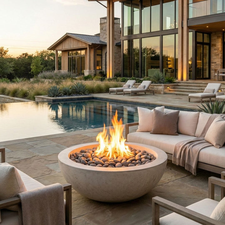 Prism Hardscapes Moderno 5 Fire Bowl | Outdoor Gas Fire Pit