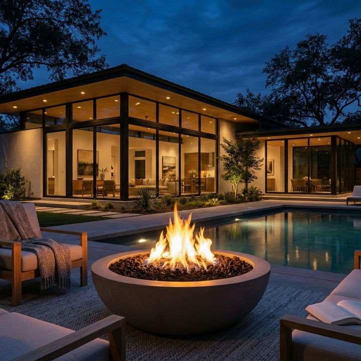 Prism Hardscapes Moderno 6 Fire Bowl | PPH-440-4 | Outdoor Gas Fire Pit