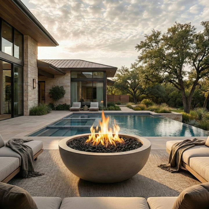 Prism Hardscapes Moderno 6 Fire Bowl | PPH-440-4 | Outdoor Gas Fire Pit