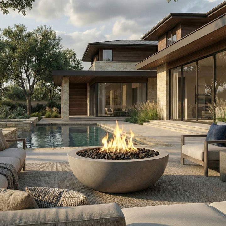 Prism Hardscapes Moderno 6 Fire Bowl | PPH-440-4 | Outdoor Gas Fire Pit