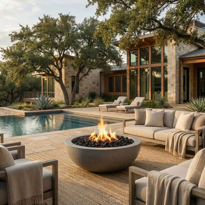 Prism Hardscapes Moderno 6 Fire Bowl | PPH-440-4 | Outdoor Gas Fire Pit