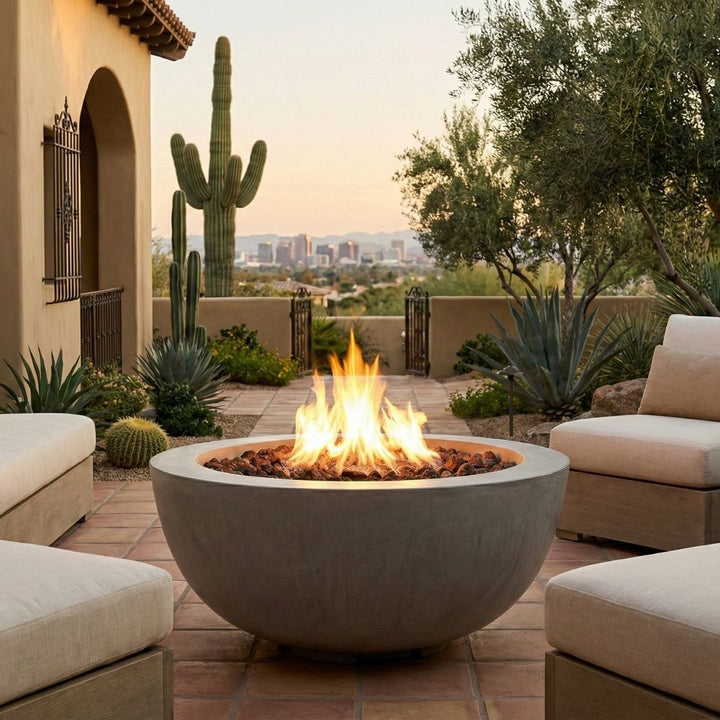 Prism Hardscapes Moderno 8 Fire Bowl | Outdoor Gas Fire Pit