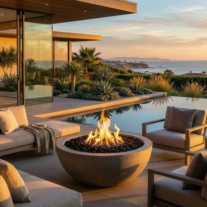 Prism Hardscapes Moderno 8 Fire Bowl | Outdoor Gas Fire Pit