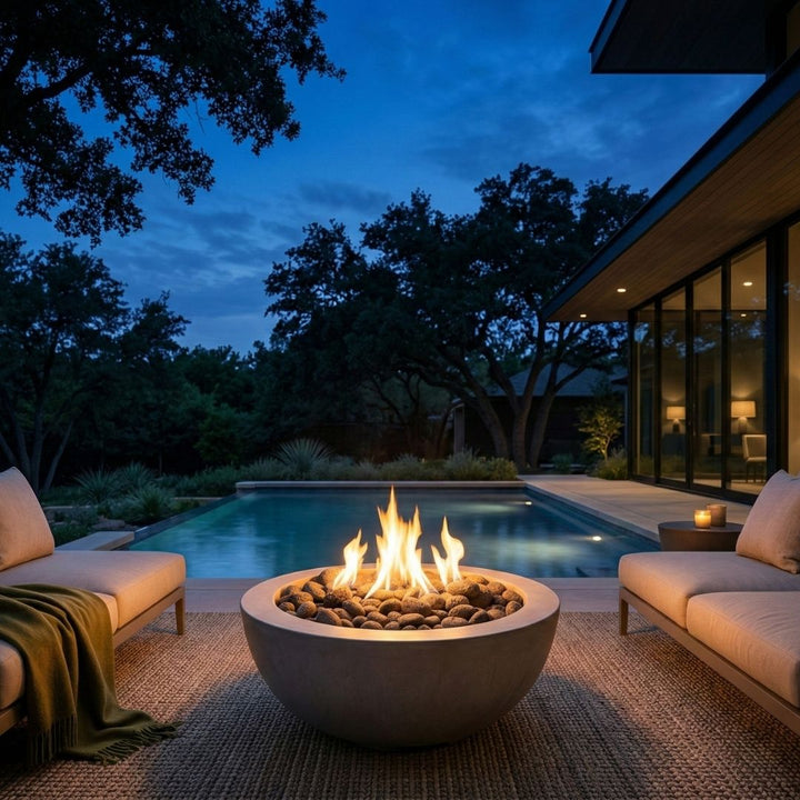 Prism Hardscapes Moderno 8 Fire Bowl | Outdoor Gas Fire Pit