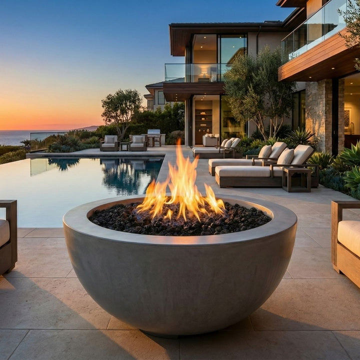 Prism Hardscapes Moderno 8 Fire Bowl | Outdoor Gas Fire Pit