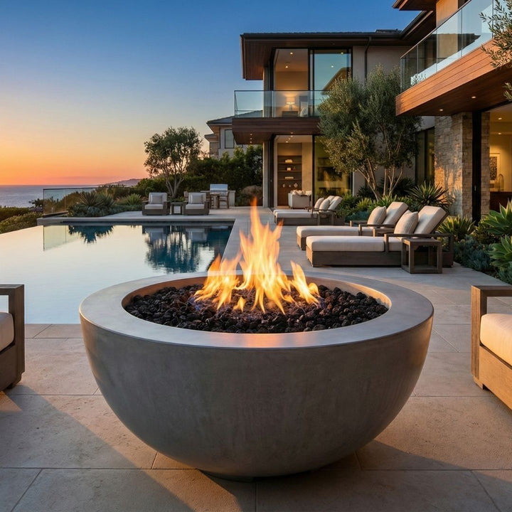 Prism Hardscapes Moderno 8 Fire Bowl | Outdoor Gas Fire Pit