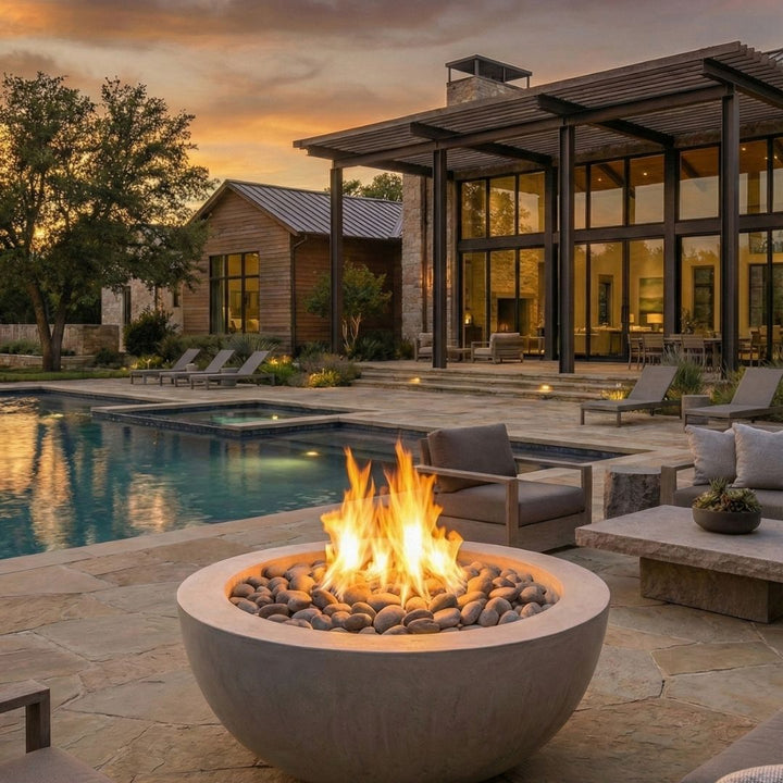 Prism Hardscapes Moderno 8 Fire Bowl | Outdoor Gas Fire Pit