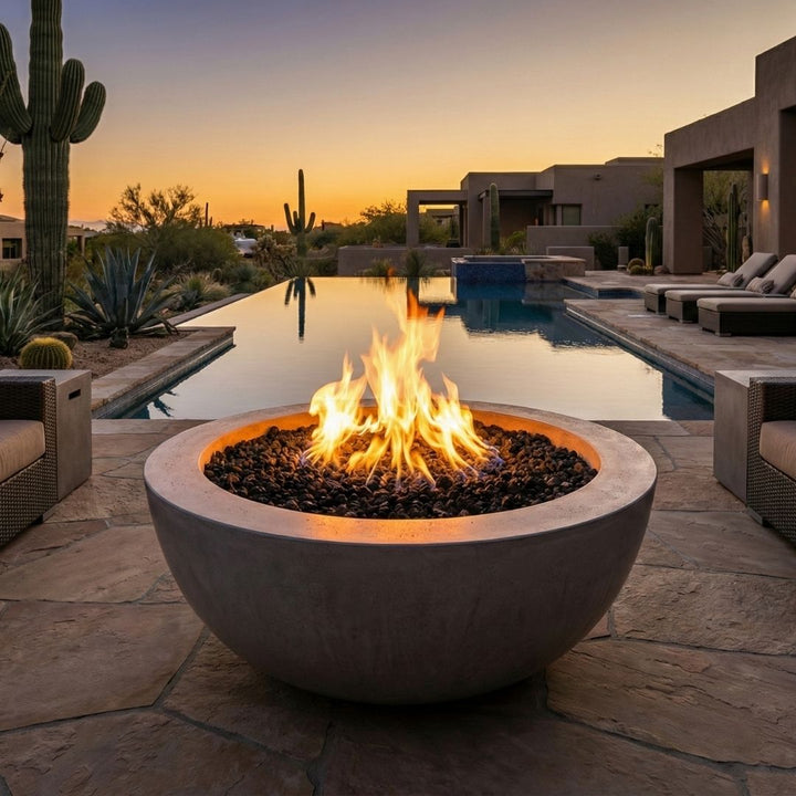 Prism Hardscapes Moderno 8 Fire Bowl | Outdoor Gas Fire Pit