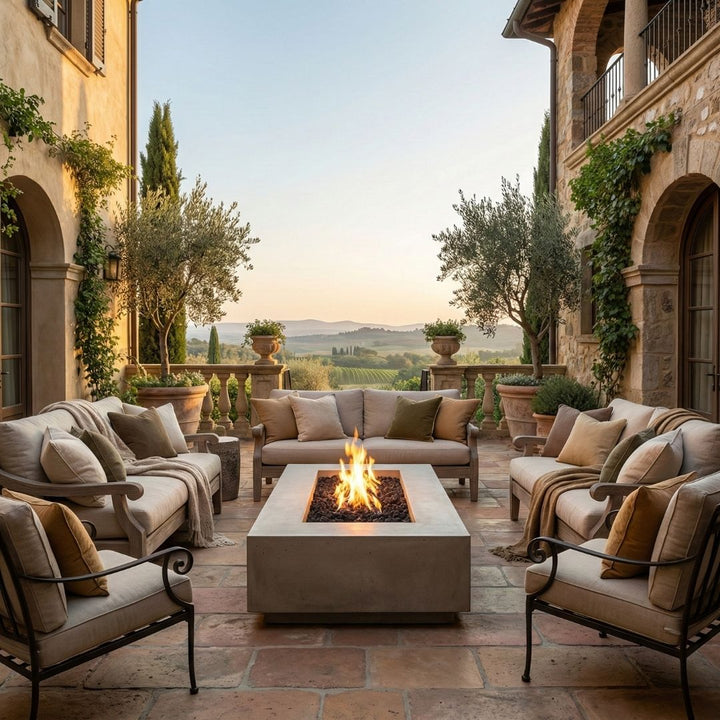 Prism Hardscapes Tavola 1 Fire Table | Outdoor Gas Fire Pit