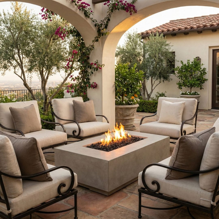 Prism Hardscapes Tavola 1 Fire Table | Outdoor Gas Fire Pit
