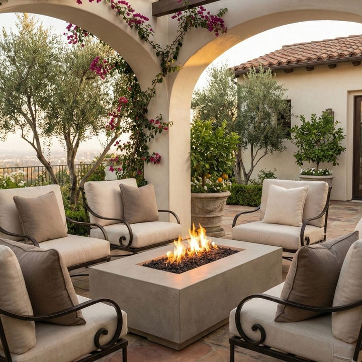 Prism Hardscapes Tavola 1 Fire Table | Outdoor Gas Fire Pit