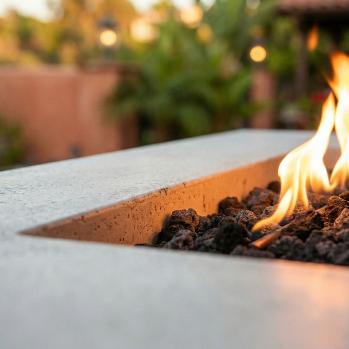 Prism Hardscapes Tavola 1 Fire Table | Outdoor Gas Fire Pit