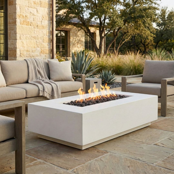 Prism Hardscapes Tavola 1 Fire Table | Outdoor Gas Fire Pit