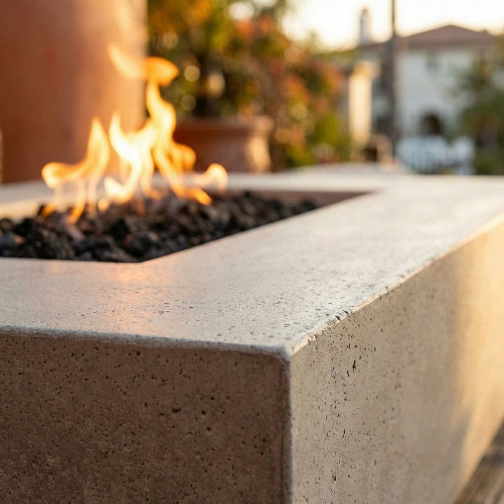 Prism Hardscapes Tavola 1 Fire Table | Outdoor Gas Fire Pit