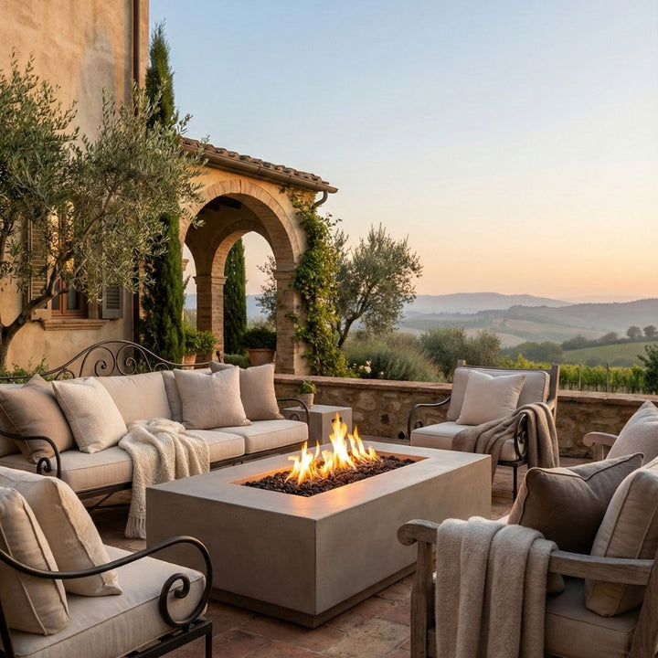 Prism Hardscapes Tavola 1 Fire Table | Outdoor Gas Fire Pit