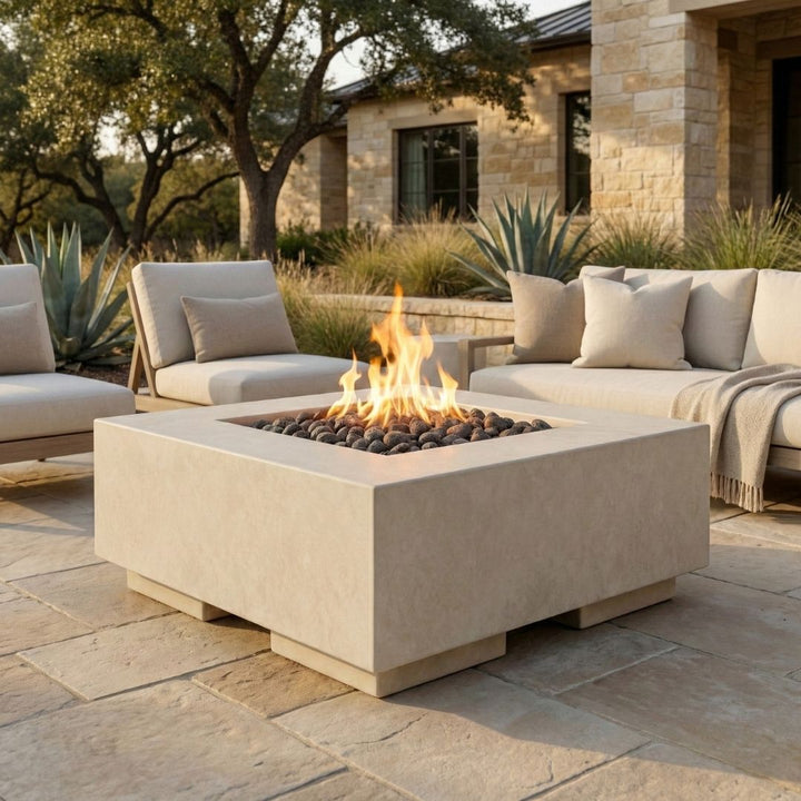 Prism Hardscapes Tavola 2 Fire Table | Outdoor Gas Fire Pit