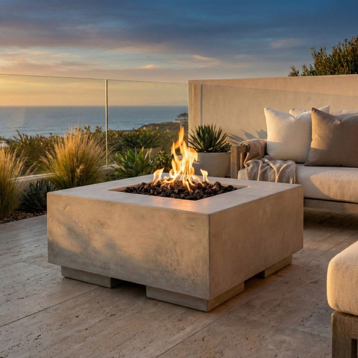Prism Hardscapes Tavola 2 Fire Table | Outdoor Gas Fire Pit
