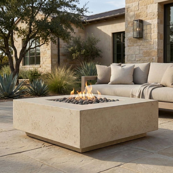 Prism Hardscapes Tavola 3 Fire Table | Outdoor Gas Fire Pit