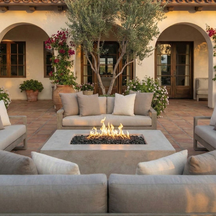 Prism Hardscapes Tavola 3 Fire Table | Outdoor Gas Fire Pit