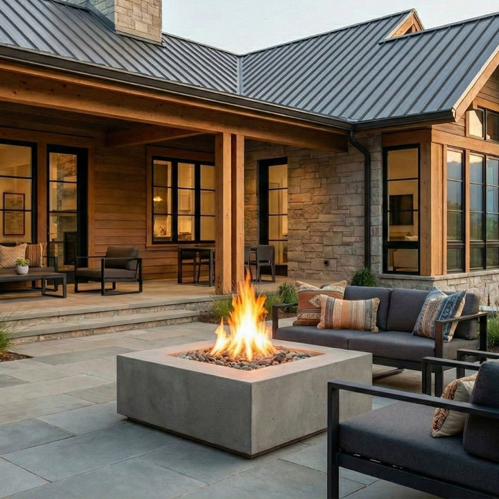 Prism Hardscapes Tavola 3 Fire Table | Outdoor Gas Fire Pit