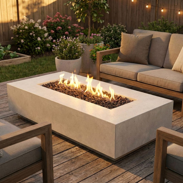 Prism Hardscapes Tavola 4 Fire Table | Outdoor Gas Fire Pit