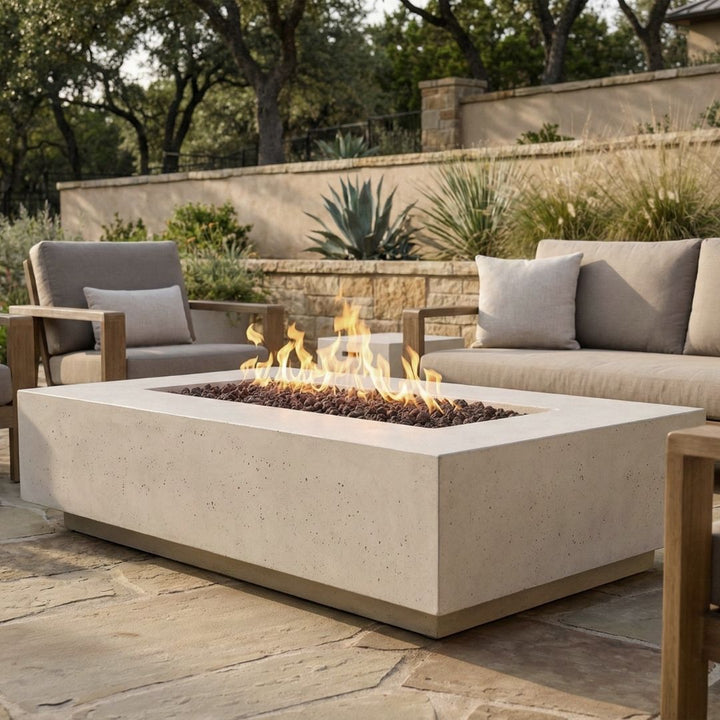 Prism Hardscapes Tavola 4 Fire Table | Outdoor Gas Fire Pit