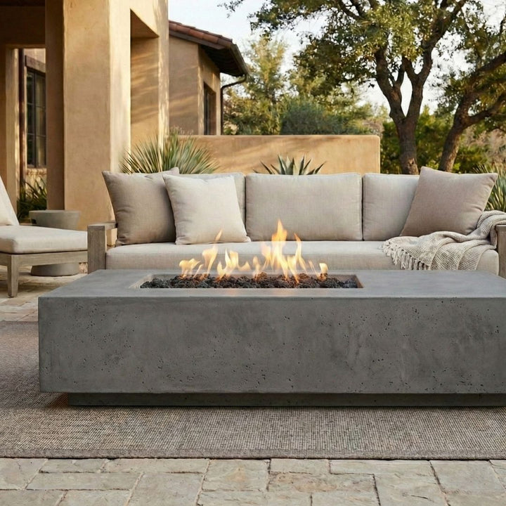 Prism Hardscapes Tavola 5 Fire Table | Outdoor Gas Fire Pit