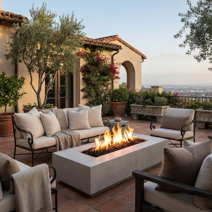 Prism Hardscapes Tavola 5 Fire Table | Outdoor Gas Fire Pit