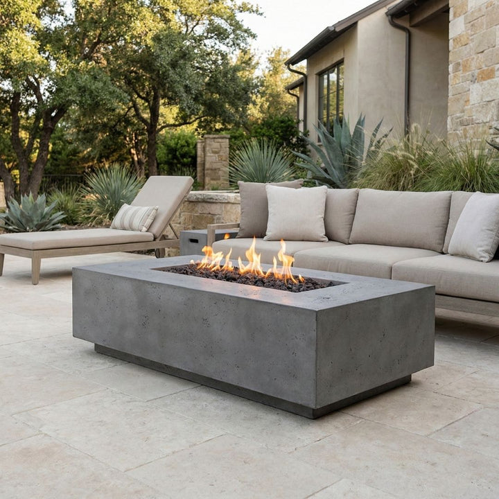 Prism Hardscapes Tavola 8 Fire Table | Outdoor Gas Fire Pit