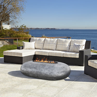 Prism Hardscapes Pebble Fire Table | Outdoor Gas Fire Pit