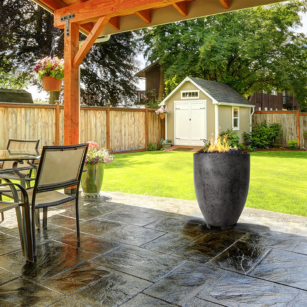 Prism Hardscapes Pentola 1 Fire Bowl | Outdoor Gas Fire Pit