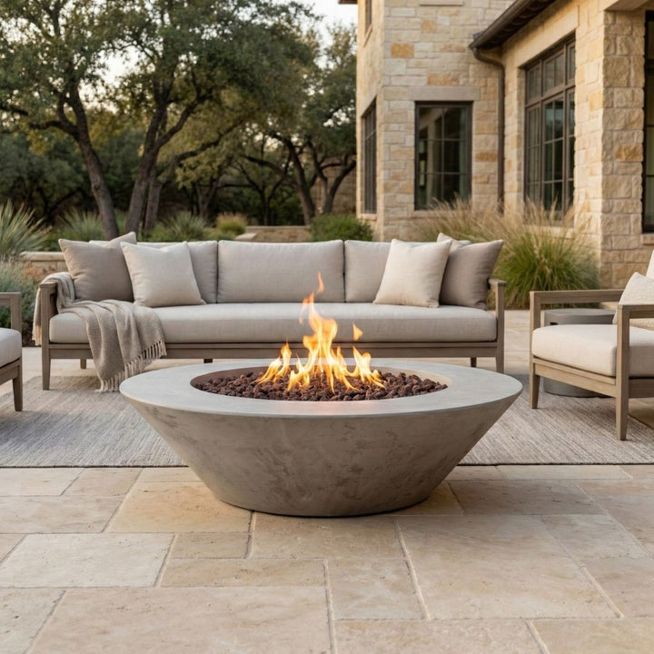 Embarcadero 60 Fire Bowl | Outdoor Fire Pit by Prism Hardscapes