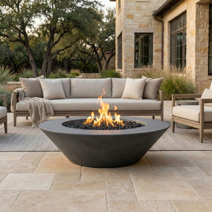 Embarcadero 60 Fire Bowl | Outdoor Fire Pit by Prism Hardscapes