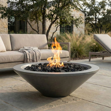 Prism Hardscapes Embarcadero Fire Bowl | Outdoor Gas Fire Pit