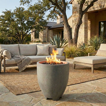 Prism Hardscapes Pentola 1 Fire Bowl | Outdoor Gas Fire Pit