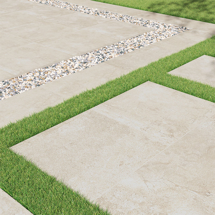 Quartz White, 24" x 24" | 2CM Porcelain Pool Pavers by MSI