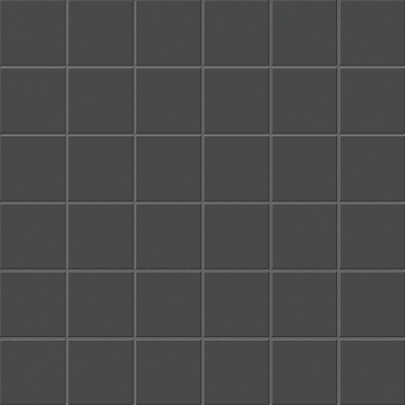 Soho Retro Black Matte, 2" x 2" Ceramic Tile | Wall & Floor Tile