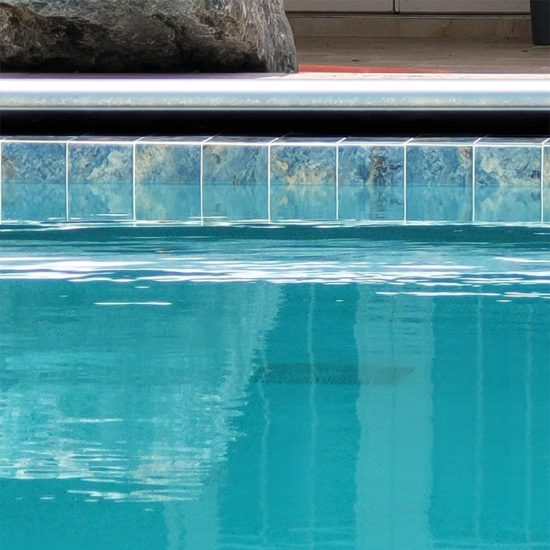 Sunset Blue, 6" x 6" | RIO-904 | Pool Waterline Tile