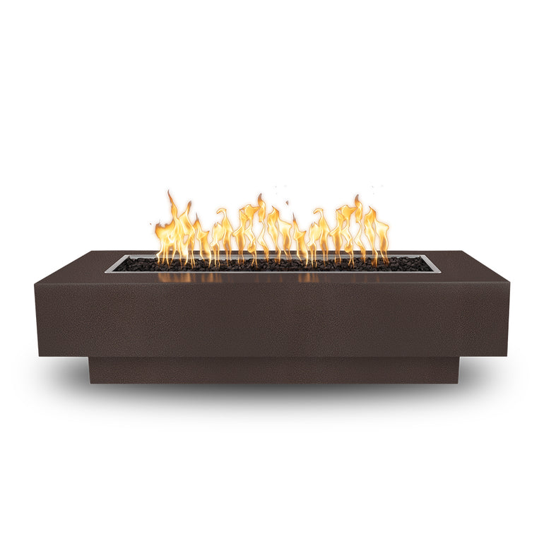 Coronado Rectangular 108" Fire Table, Powder Coated Metal | Fire Pit-Copper Vein