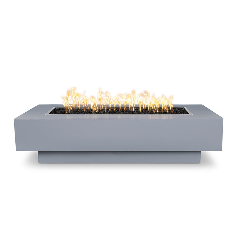 Coronado Rectangular 96" Fire Table, Powder Coated Metal | Fire Pit-GRAY