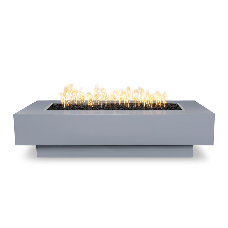 Coronado Rectangular 60" Fire Table, Powder Coated Metal | Fire Pit-Gray