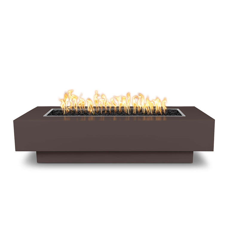 Coronado Rectangular 60" Fire Table, Powder Coated Metal | Fire Pit-Java