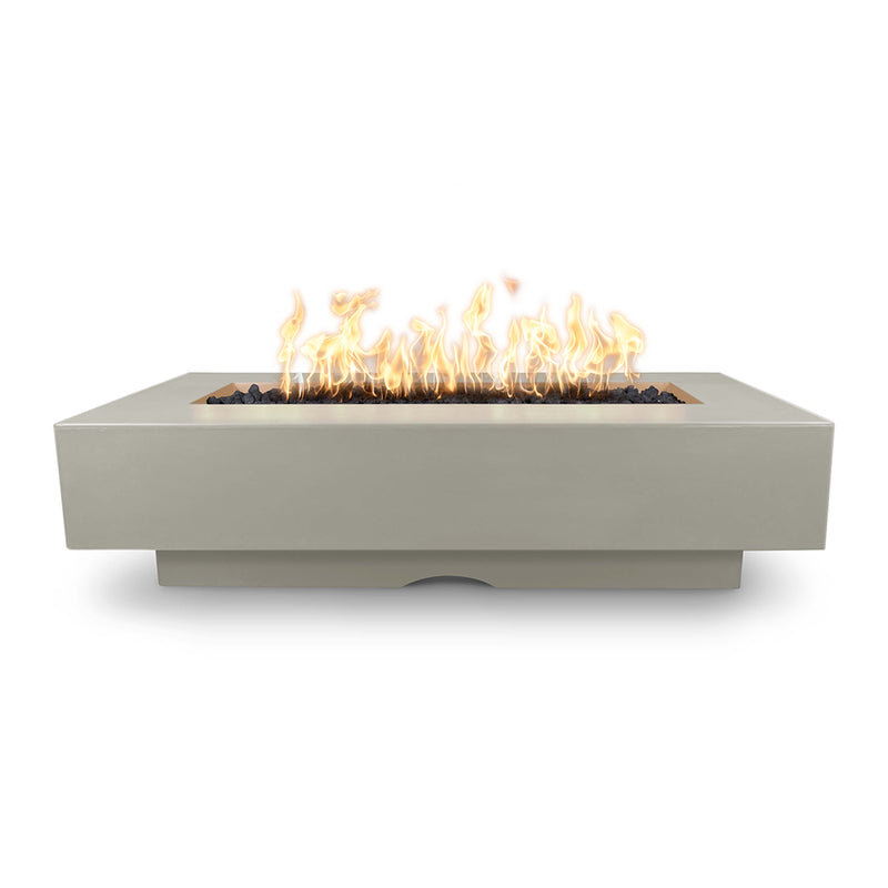 Del Mar Rectangular 96" Fire Table | GFRC Concrete Fire Pits by TOP-Ash