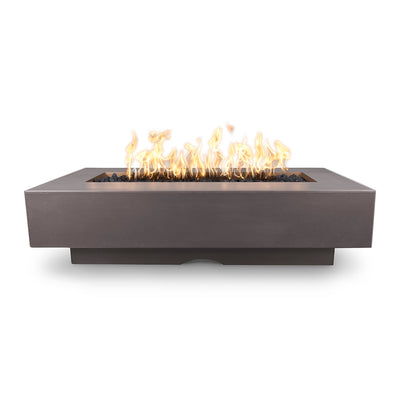 Del Mar Rectangular 96" Fire Table | GFRC Concrete Fire Pits by TOP-Chestnut